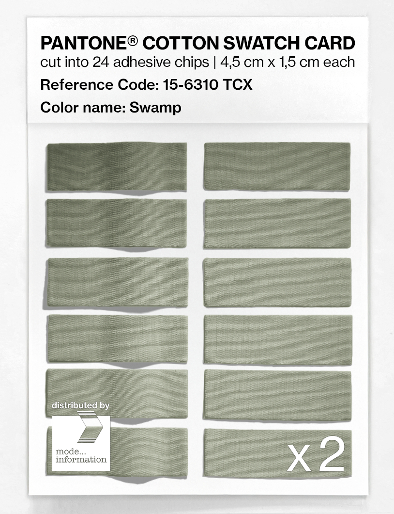 Artikelbild 6 des Artikels “PANTONE® COTTON SWATCH CARD 15-6310 TCX Swamp “