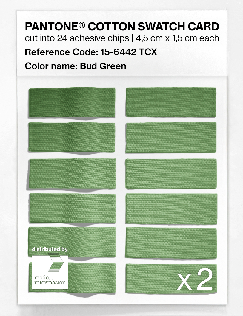 Artikelbild 6 des Artikels “PANTONE® COTTON SWATCH CARD 15-6442 TCX Bud Green “