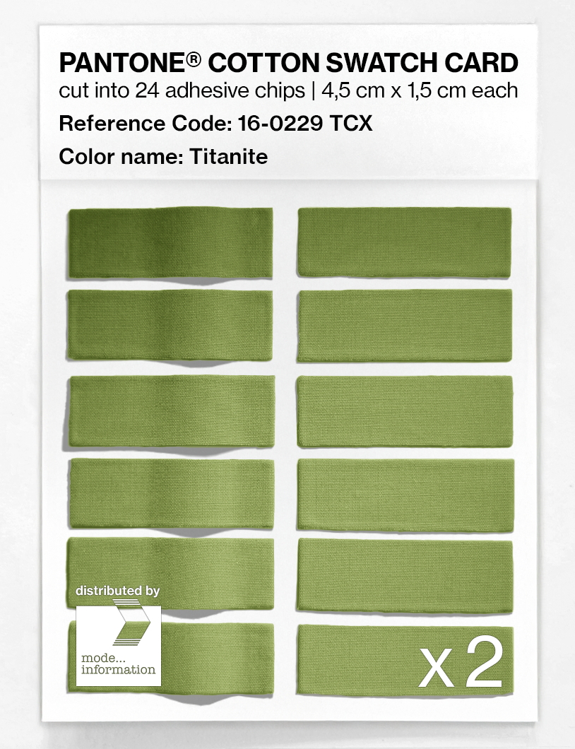 Product image 6 of the product “PANTONE® COTTON SWATCH CARD 16-0229 TCX Titanite ”