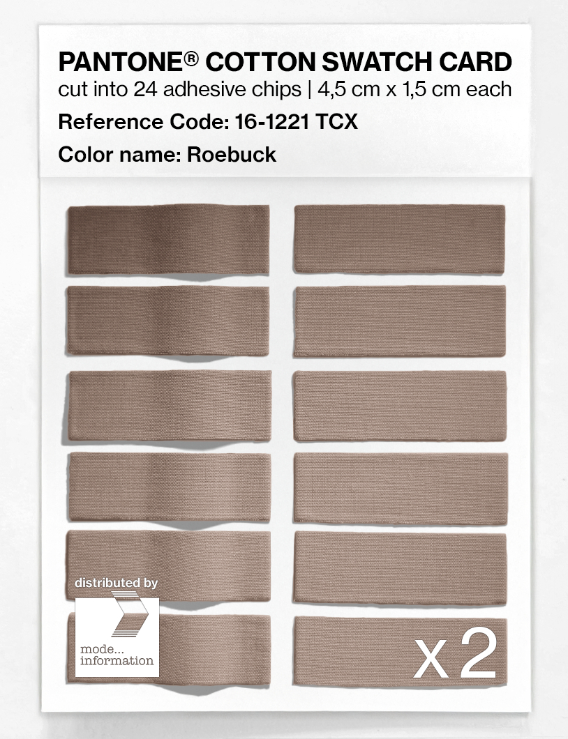 Artikelbild 6 des Artikels “PANTONE® COTTON SWATCH CARD 16-1221 TCX Roebuck “