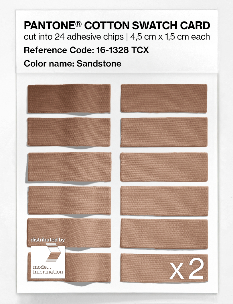 Artikelbild 6 des Artikels “PANTONE® COTTON SWATCH CARD 16-1328 TCX Sandstone “