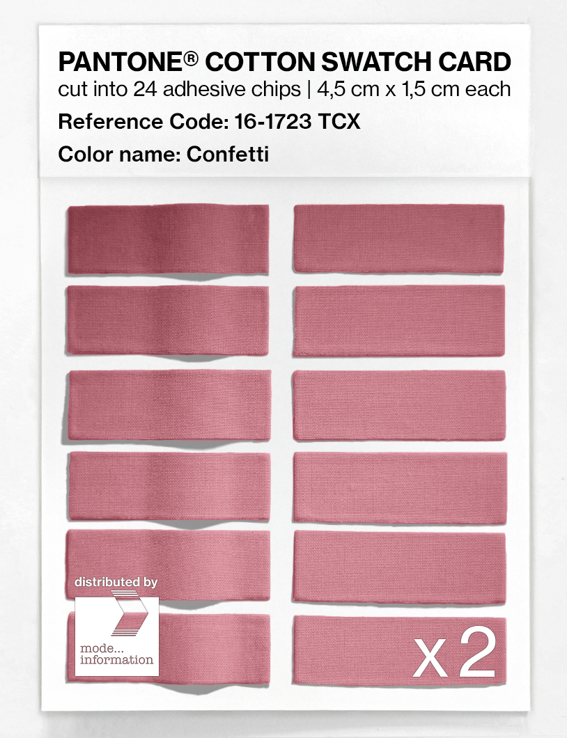 Artikelbild 6 des Artikels “PANTONE® COTTON SWATCH CARD 16-1723 TCX Confetti “