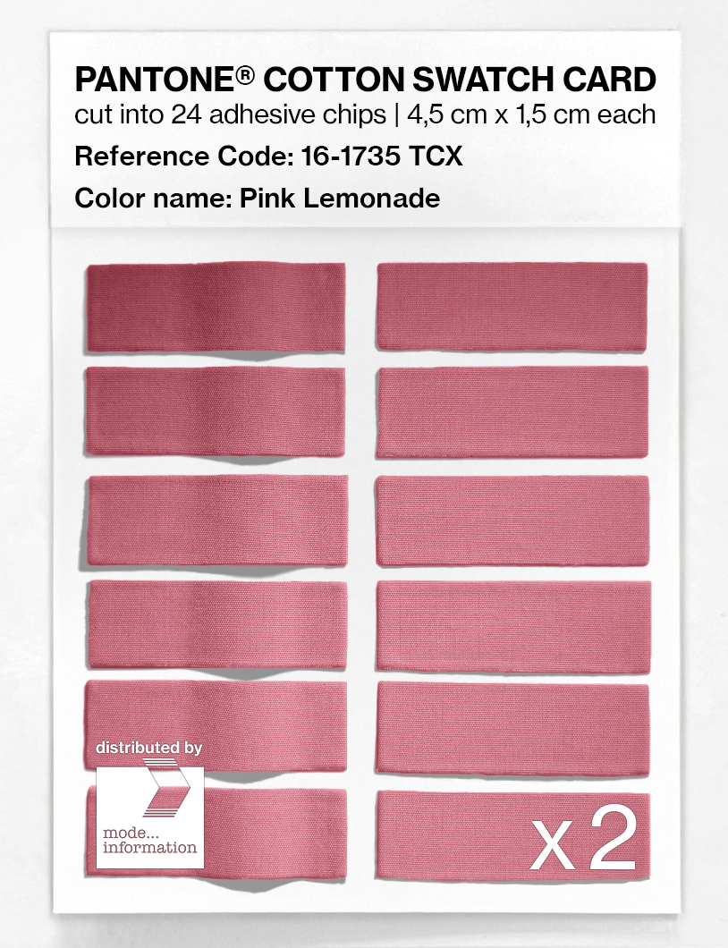 Artikelbild 6 des Artikels “PANTONE® COTTON SWATCH CARD 16-1735 TCX Pink Lemonade “