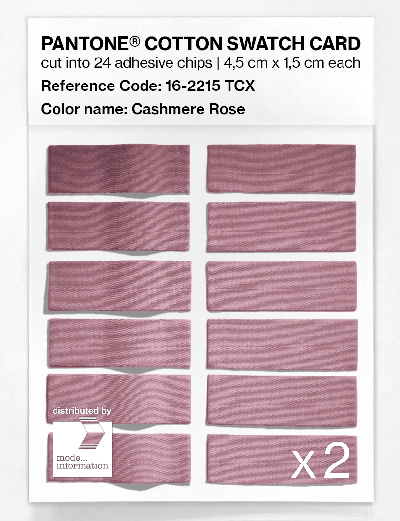 Artikelbild 6 des Artikels “PANTONE® COTTON SWATCH CARD 16-2215 TCX Cashmere Rose “