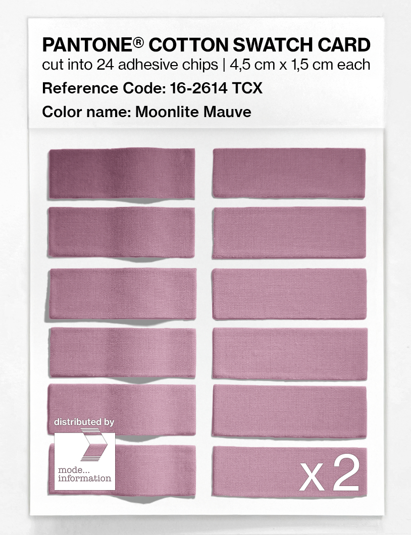 Artikelbild 6 des Artikels “PANTONE® COTTON SWATCH CARD 16-2614 TCX Moonlite Mauve “