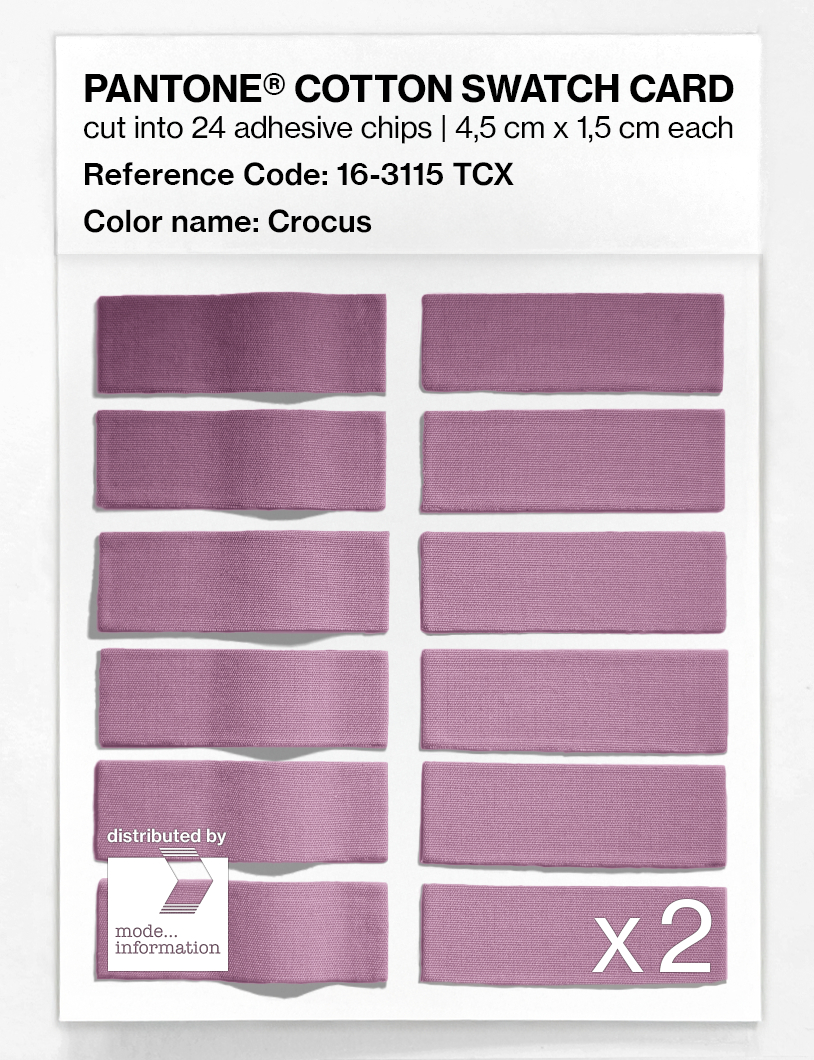 Artikelbild 6 des Artikels “PANTONE® COTTON SWATCH CARD 16-3115 TCX Crocus “