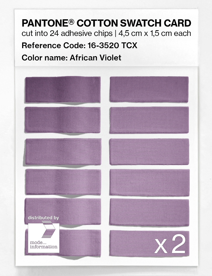 Artikelbild 6 des Artikels “PANTONE® COTTON SWATCH CARD 16-3520 TCX African Violet “