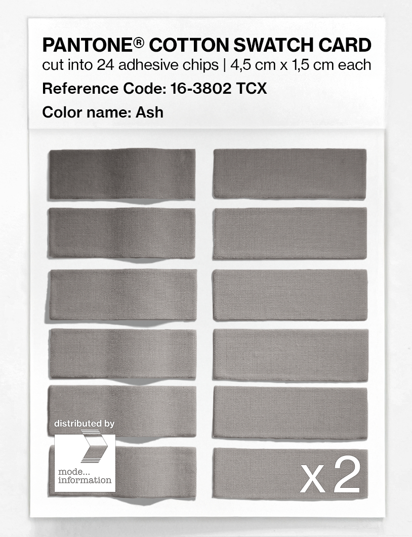 Artikelbild 6 des Artikels “PANTONE® COTTON SWATCH CARD 16-3802 TCX Ash “