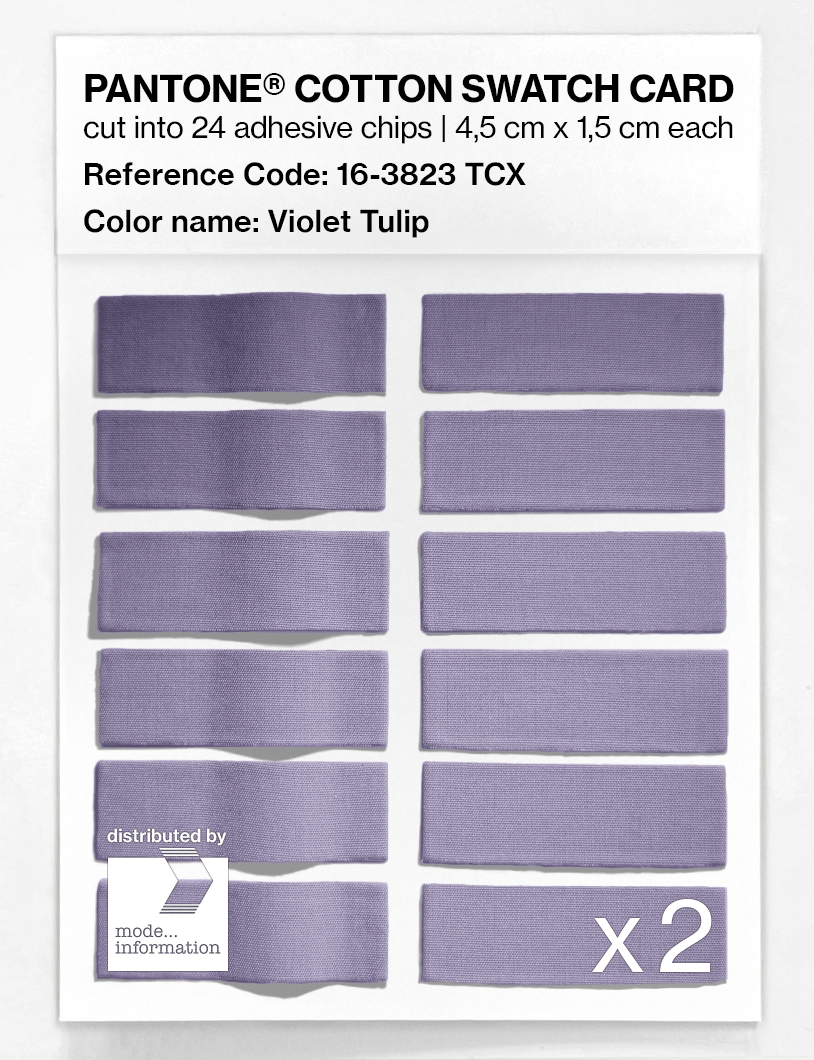 Artikelbild 6 des Artikels “PANTONE® COTTON SWATCH CARD 16-3823 TCX Violet Tulip “