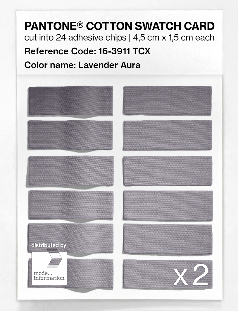 Artikelbild 6 des Artikels “PANTONE® COTTON SWATCH CARD 16-3911 TCX Lavender Aura “