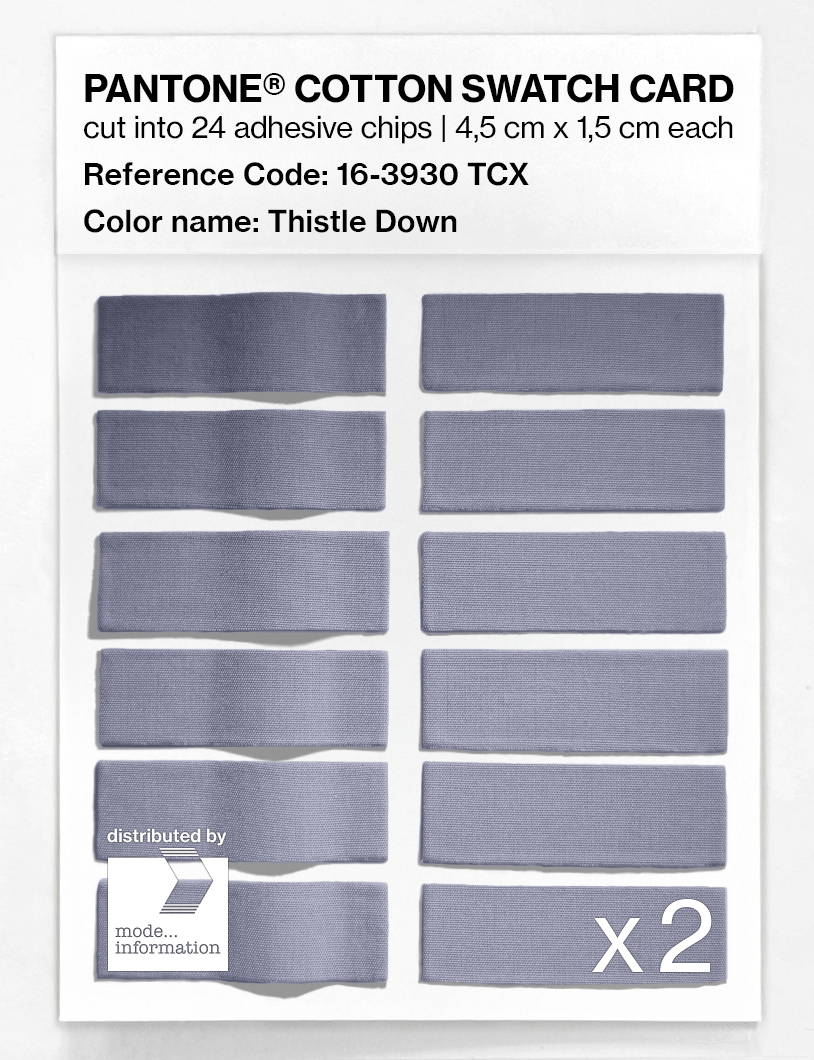 Artikelbild 6 des Artikels “PANTONE® COTTON SWATCH CARD 16-3930 TCX Thistle Down “