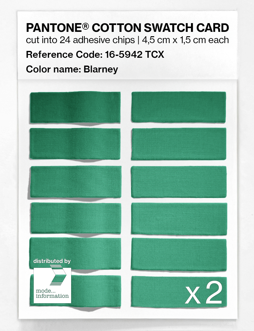 Artikelbild 6 des Artikels “PANTONE® COTTON SWATCH CARD 16-5942 TCX Blarney “