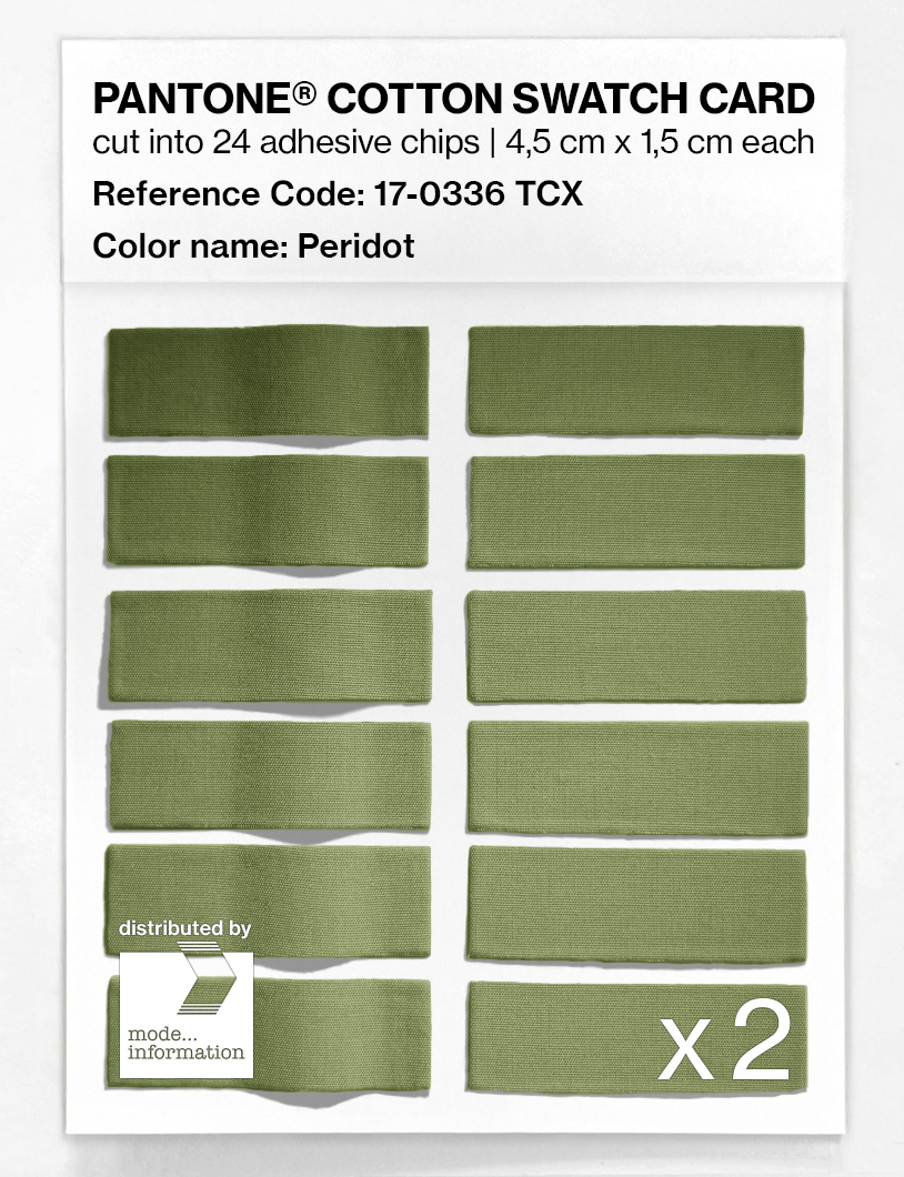 Artikelbild 6 des Artikels “PANTONE® COTTON SWATCH CARD 17-0336 TCX Peridot “
