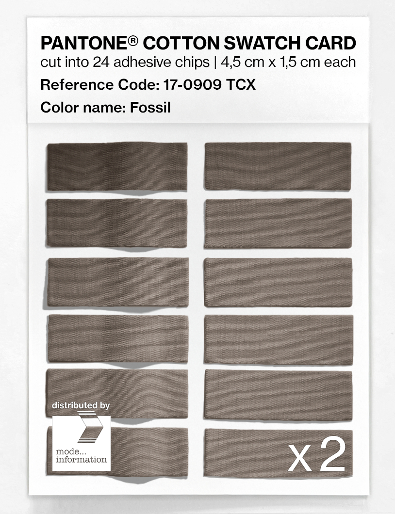 Artikelbild 6 des Artikels “PANTONE® COTTON SWATCH CARD 17-0909 TCX Fossil “
