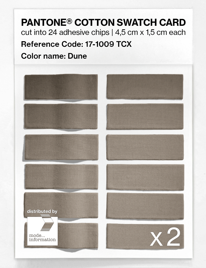 Artikelbild 6 des Artikels “PANTONE® COTTON SWATCH CARD 17-1009 TCX Dune “