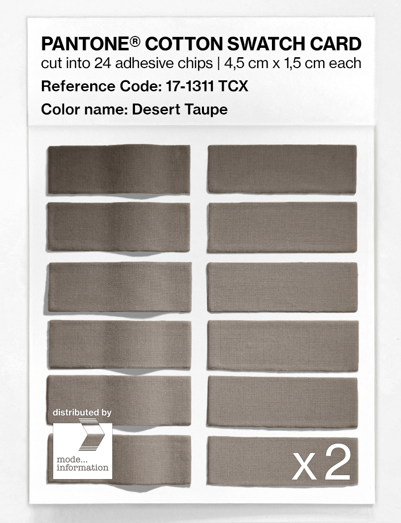 Artikelbild 6 des Artikels “PANTONE® COTTON SWATCH CARD 17-1311 TCX Desert Taupe “