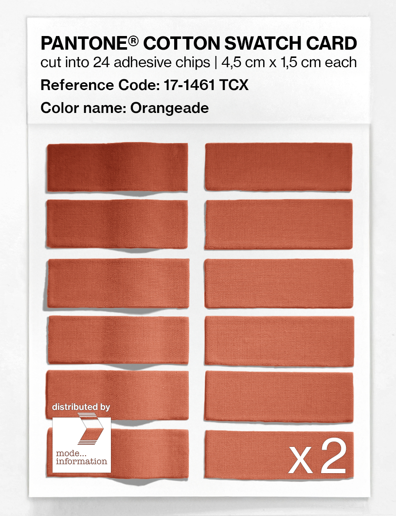 Artikelbild 6 des Artikels “PANTONE® COTTON SWATCH CARD 17-1461 TCX Orangeade “