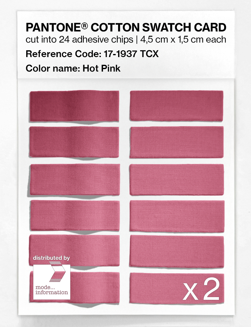 Artikelbild 6 des Artikels “PANTONE® COTTON SWATCH CARD 17-1937 TCX Hot Pink “