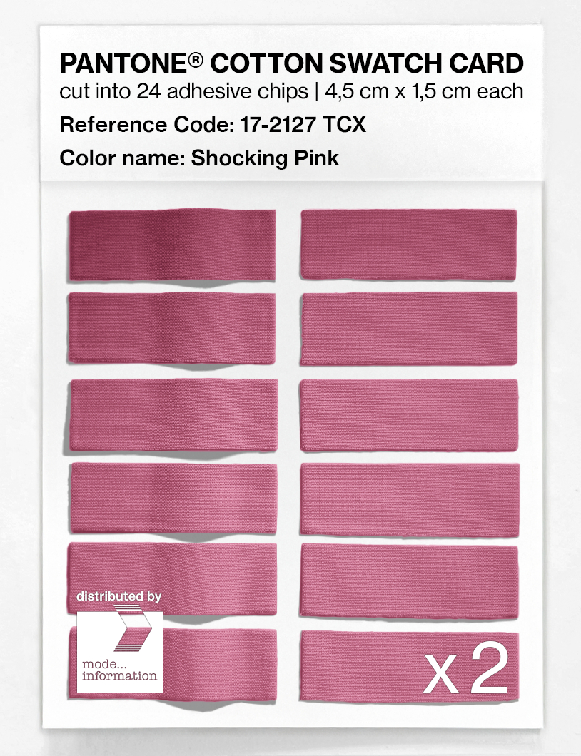 Artikelbild 6 des Artikels “PANTONE® COTTON SWATCH CARD 17-2127 TCX Shocking Pink “