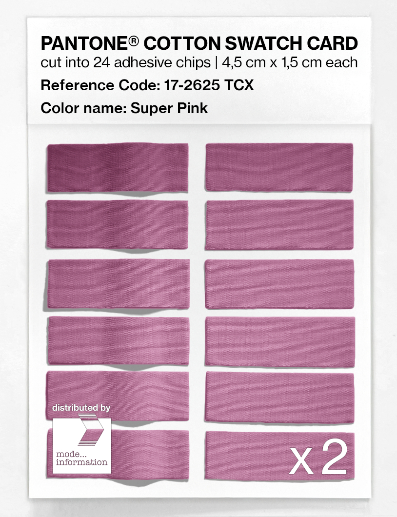 Artikelbild 6 des Artikels “PANTONE® COTTON SWATCH CARD 17-2625 TCX Super Pink “