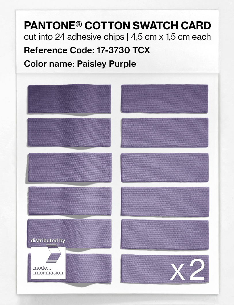 Artikelbild 6 des Artikels “PANTONE® COTTON SWATCH CARD 17-3730 TCX Paisley Purple “