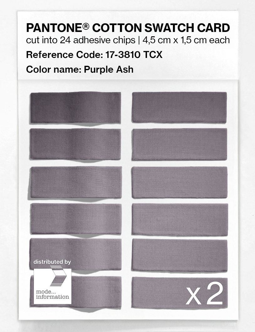 Artikelbild 6 des Artikels “PANTONE® COTTON SWATCH CARD 17-3810 TCX Purple Ash “