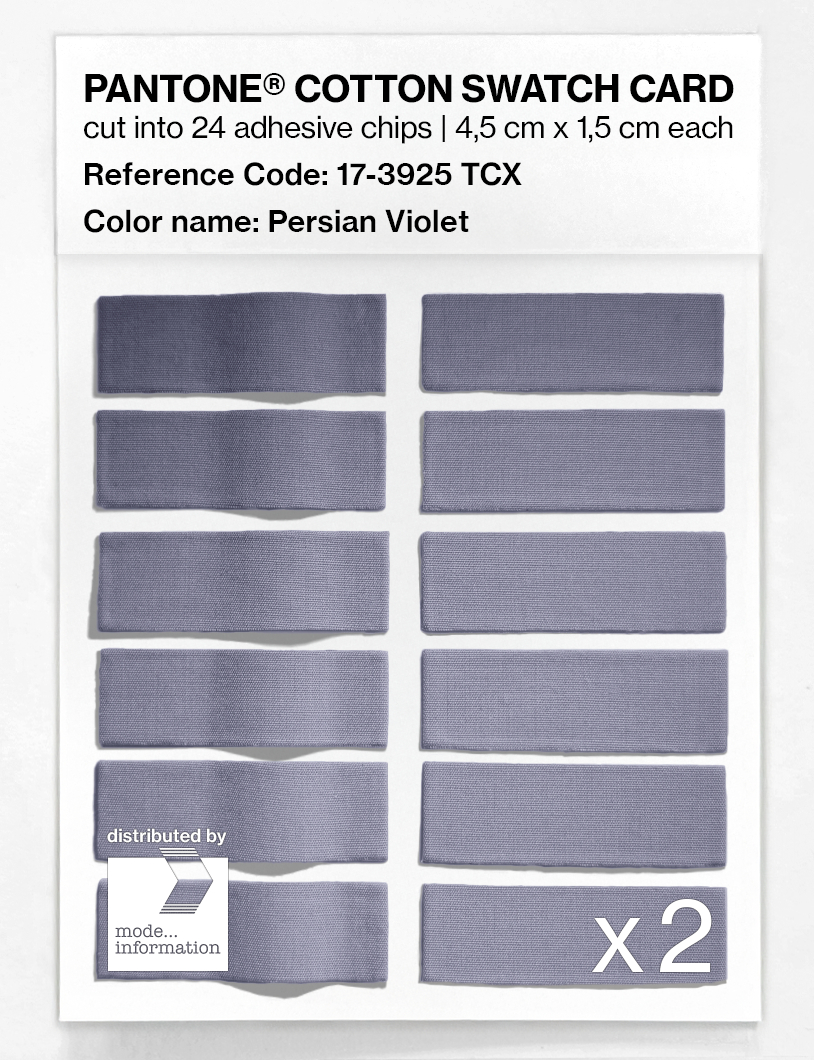 Artikelbild 6 des Artikels “PANTONE® COTTON SWATCH CARD 17-3925 TCX Persian Violet “