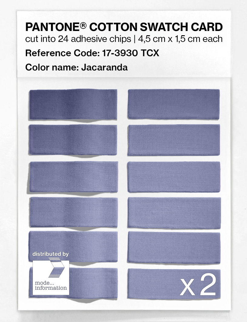 Artikelbild 6 des Artikels “PANTONE® COTTON SWATCH CARD 17-3930 TCX Jacaranda “
