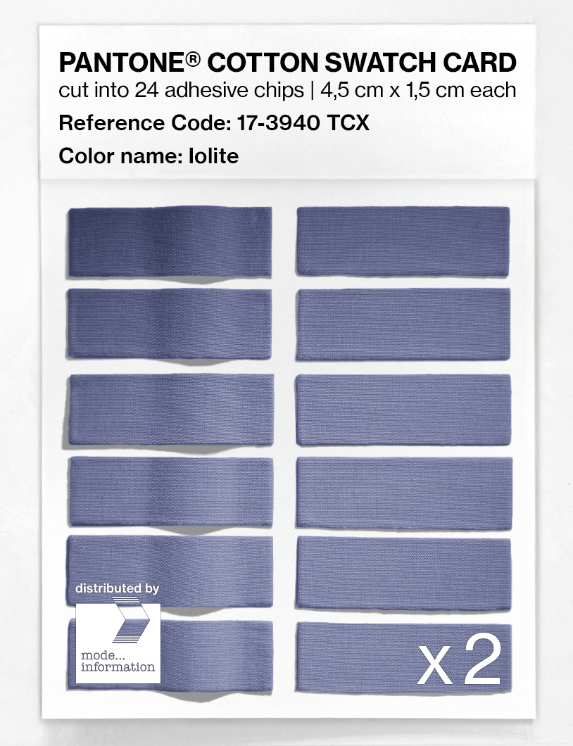 Artikelbild 6 des Artikels “PANTONE® COTTON SWATCH CARD 17-3940 TCX Iolite “
