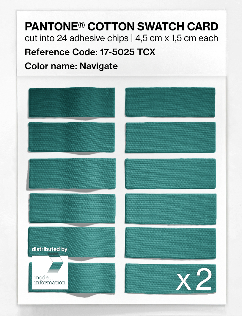 Artikelbild 6 des Artikels “PANTONE® COTTON SWATCH CARD 17-5025 TCX Navigate “