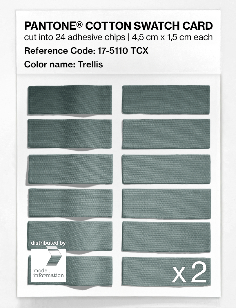 Artikelbild 6 des Artikels “PANTONE® COTTON SWATCH CARD 17-5110 TCX Trellis “