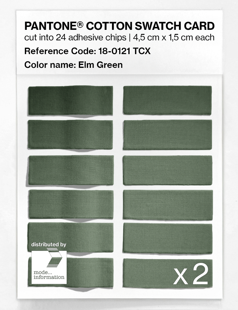 Artikelbild 6 des Artikels “PANTONE® COTTON SWATCH CARD 18-0121 TCX Elm Green “