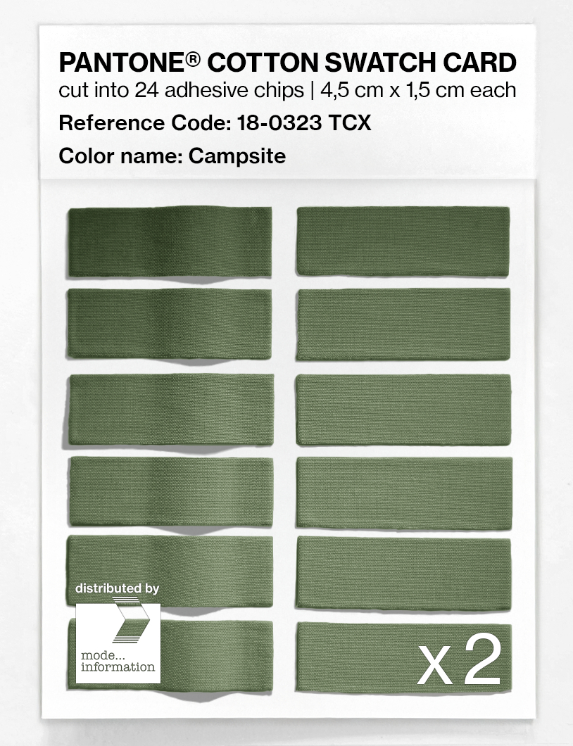 Artikelbild 6 des Artikels “PANTONE® COTTON SWATCH CARD 18-0323 TCX Campsite “