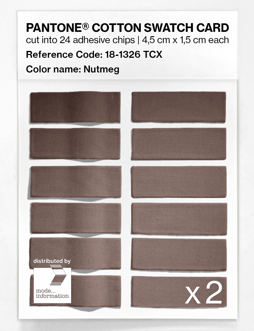 Artikelbild 6 des Artikels “PANTONE® COTTON SWATCH CARD 18-1326 TCX Nutmeg “