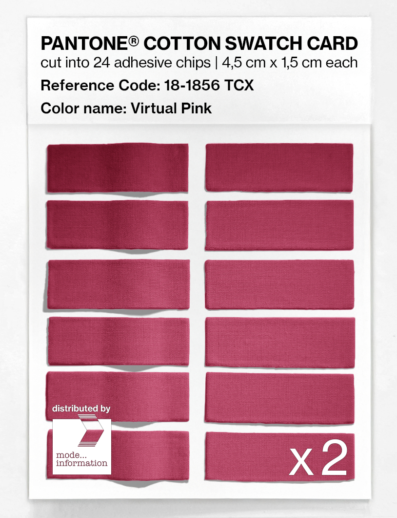 Artikelbild 6 des Artikels “PANTONE® COTTON SWATCH CARD 18-1856 TCX Virtual Pink “
