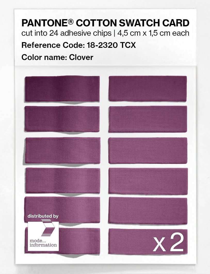 Artikelbild 6 des Artikels “PANTONE® COTTON SWATCH CARD 18-2320 TCX Clover “