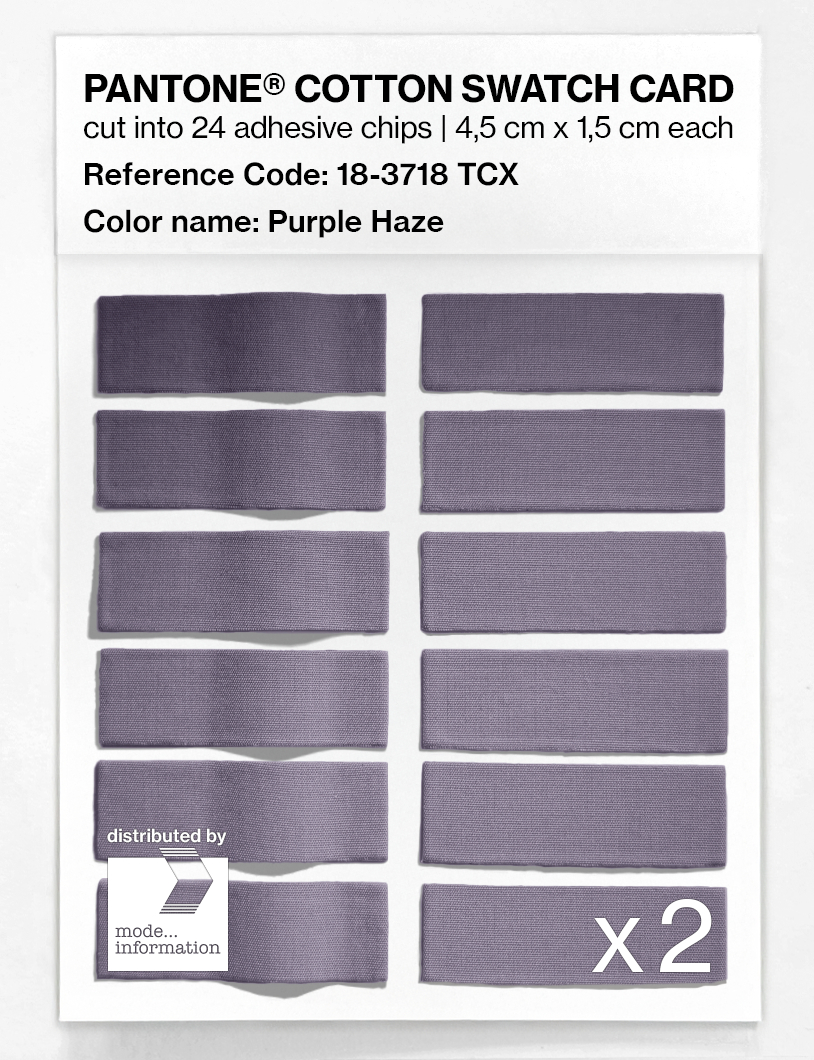 Artikelbild 6 des Artikels “PANTONE® COTTON SWATCH CARD 18-3718 TCX Purple Haze “