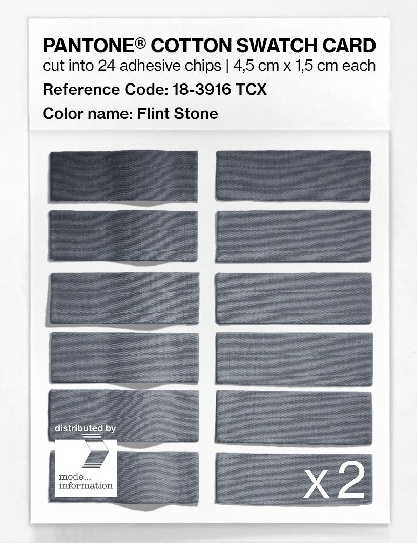 Product image 6 of the product “PANTONE® COTTON SWATCH CARD 18-3916 TCX Flint Stone ”