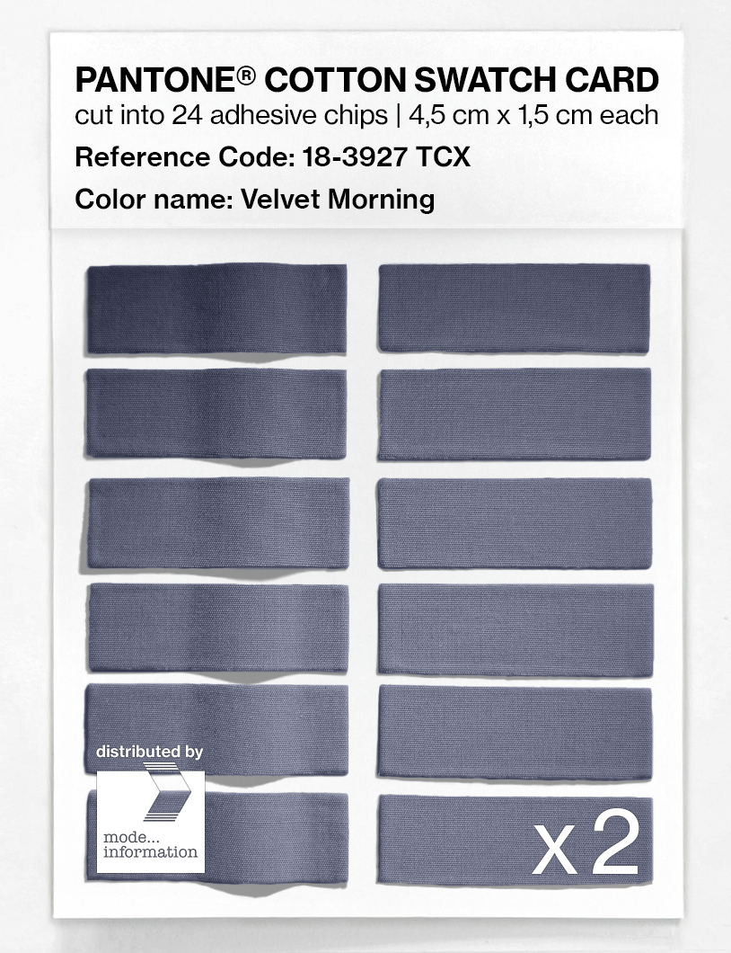 Artikelbild 6 des Artikels “PANTONE® COTTON SWATCH CARD 18-3927 TCX Velvet Morning “