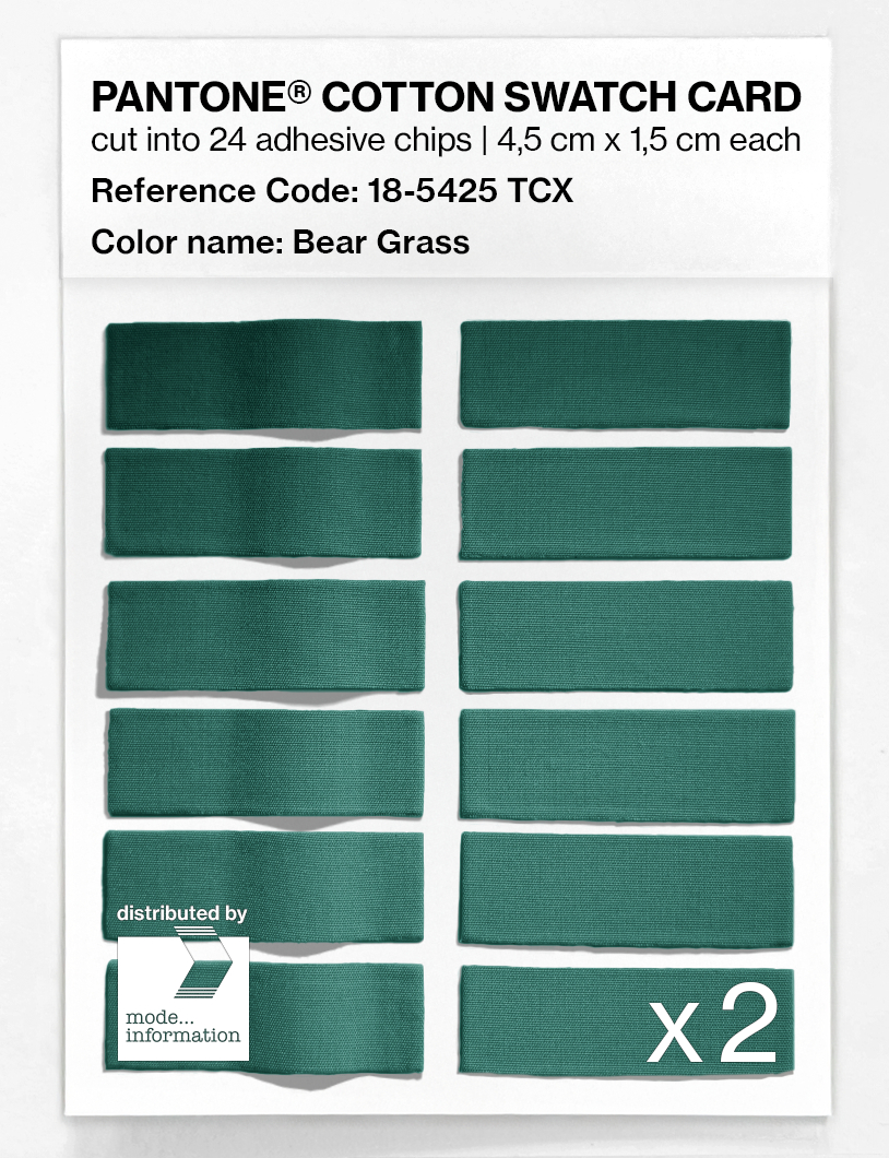 Artikelbild 6 des Artikels “PANTONE® COTTON SWATCH CARD 18-5425 TCX Bear Grass “