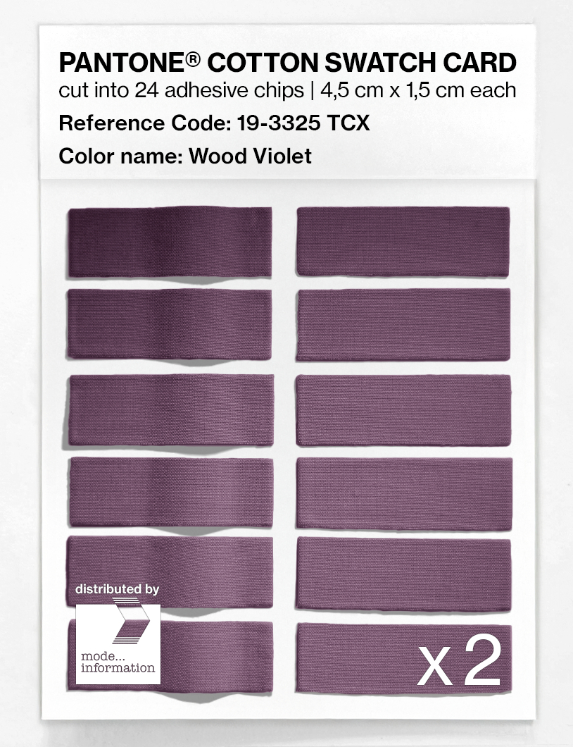 Artikelbild 6 des Artikels “PANTONE® COTTON SWATCH CARD 19-3325 TCX Wood Violet “