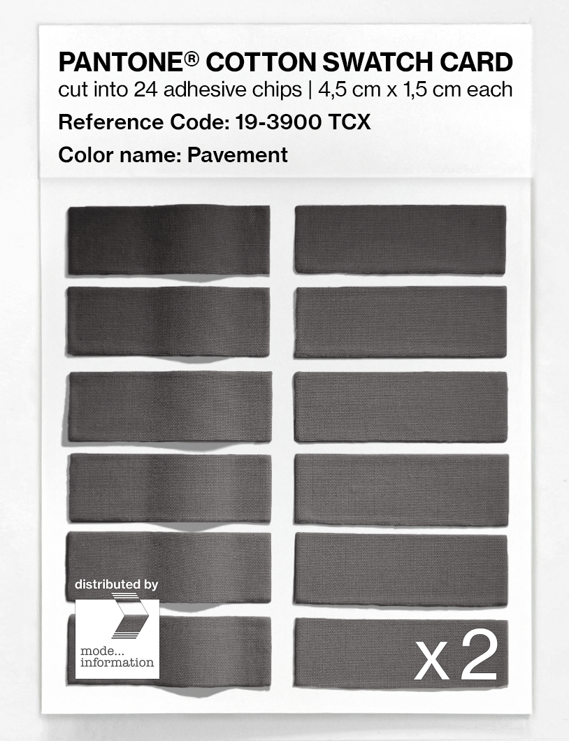 Artikelbild 6 des Artikels “PANTONE® COTTON SWATCH CARD 19-3900 TCX Pavement “