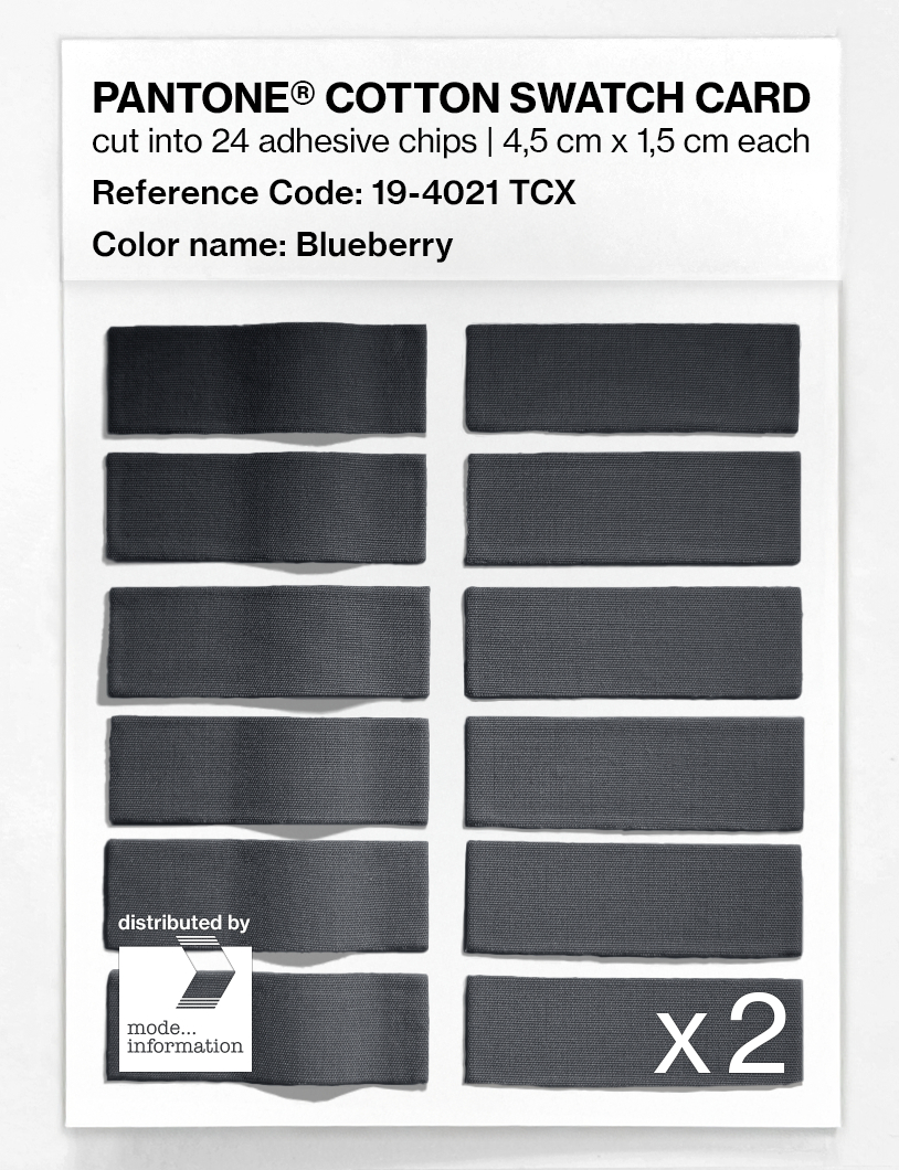 Artikelbild 6 des Artikels “PANTONE® COTTON SWATCH CARD 19-4021 TCX Blueberry “