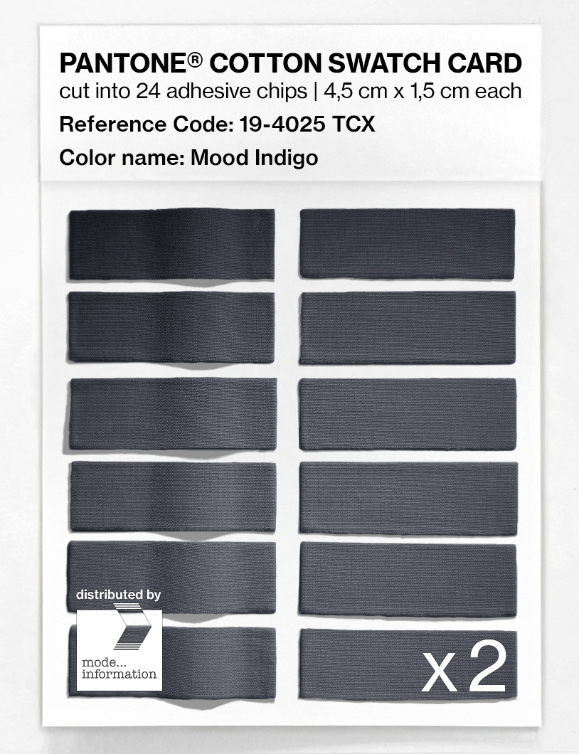 Artikelbild 6 des Artikels “PANTONE® COTTON SWATCH CARD 19-4025 TCX Mood Indigo “