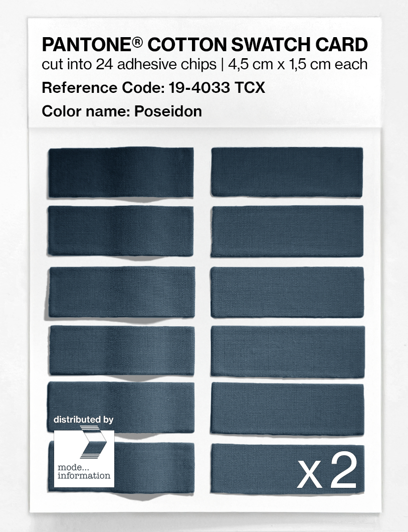 Artikelbild 6 des Artikels “PANTONE® COTTON SWATCH CARD 19-4033 TCX Poseidon “