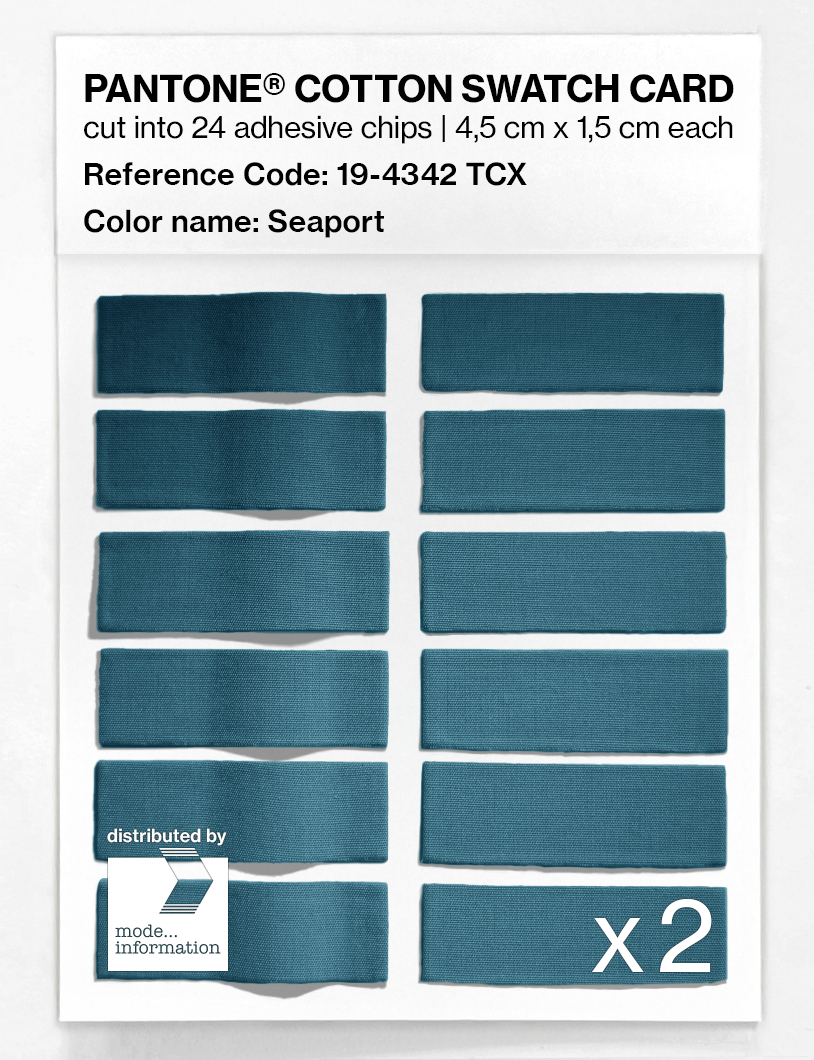 Artikelbild 6 des Artikels “PANTONE® COTTON SWATCH CARD 19-4342 TCX Seaport “