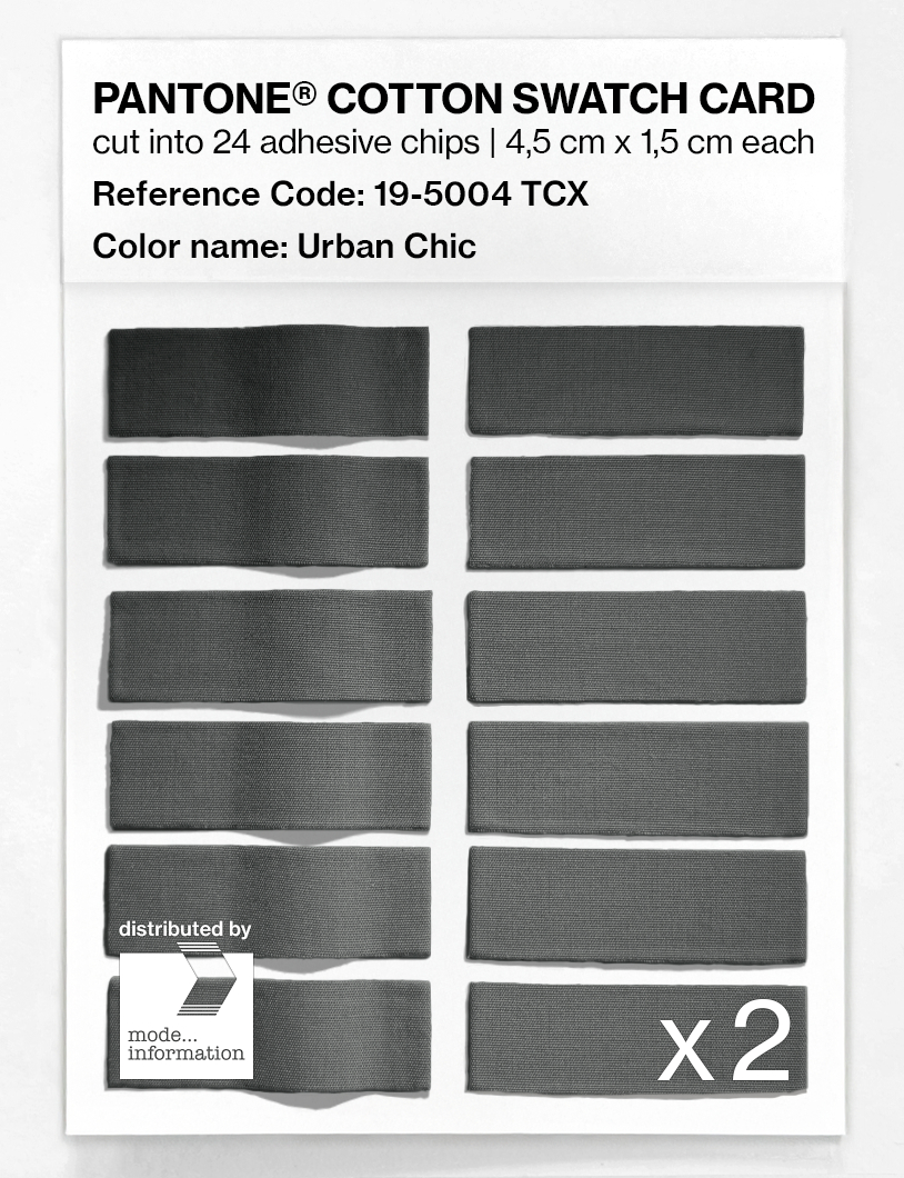 Artikelbild 6 des Artikels “PANTONE® COTTON SWATCH CARD 19-5004 TCX Urban Chic “